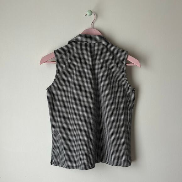 GEOFFREY BEENE SPORT Vintage Gingham Tank Top - Picture 3 of 4
